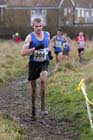 Peter Newton (Morpeth) in 2nd place during the 2012 North East Championships, Summerhill Country Park, Hartlepool.